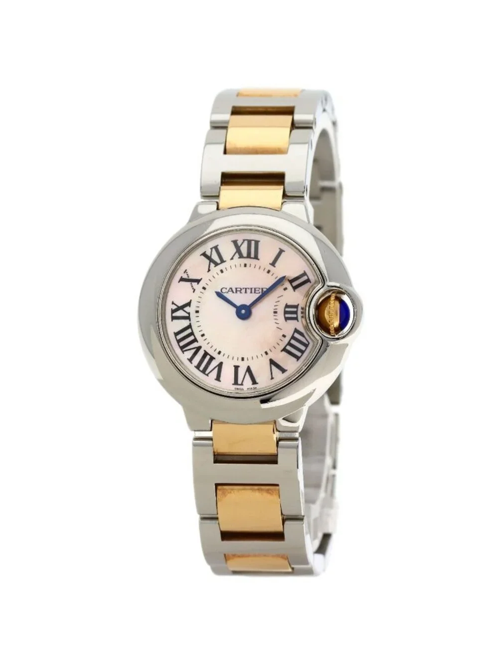 Cartier Ballon Bleu SM 28 Watch SS Pink Gold